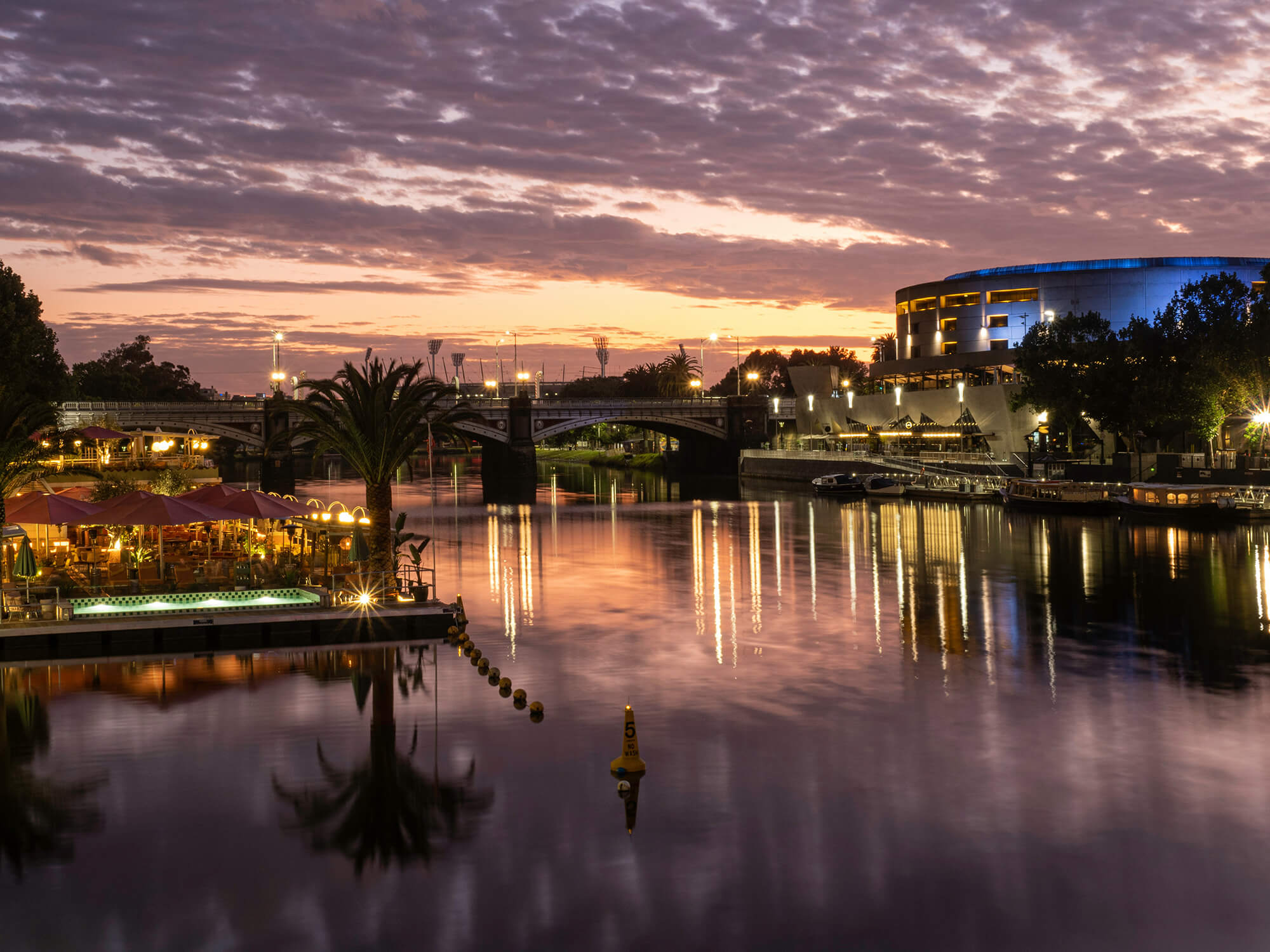 An evening picture of orlando florida